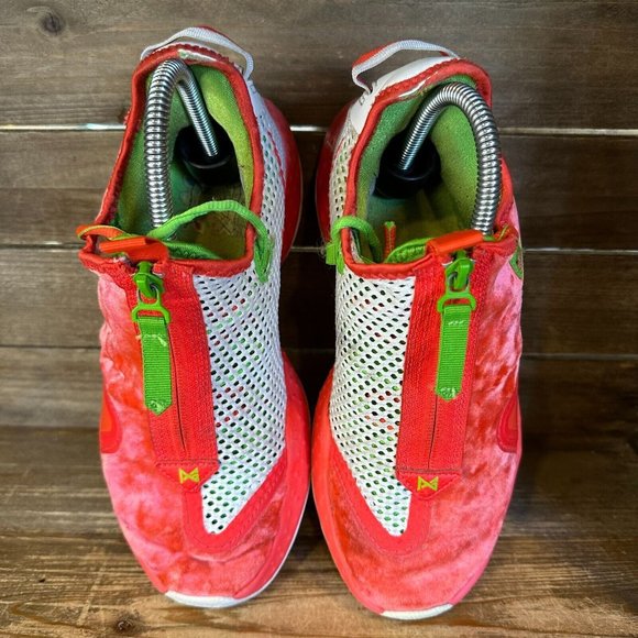 Big Kids Nike Air PG 4 Christmas Red Velvet Basketball Shoes Sneakers Size 6.5 Y - Picture 3 of 8